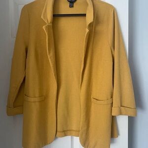 Cato Mustard Yellow Blazer for Women